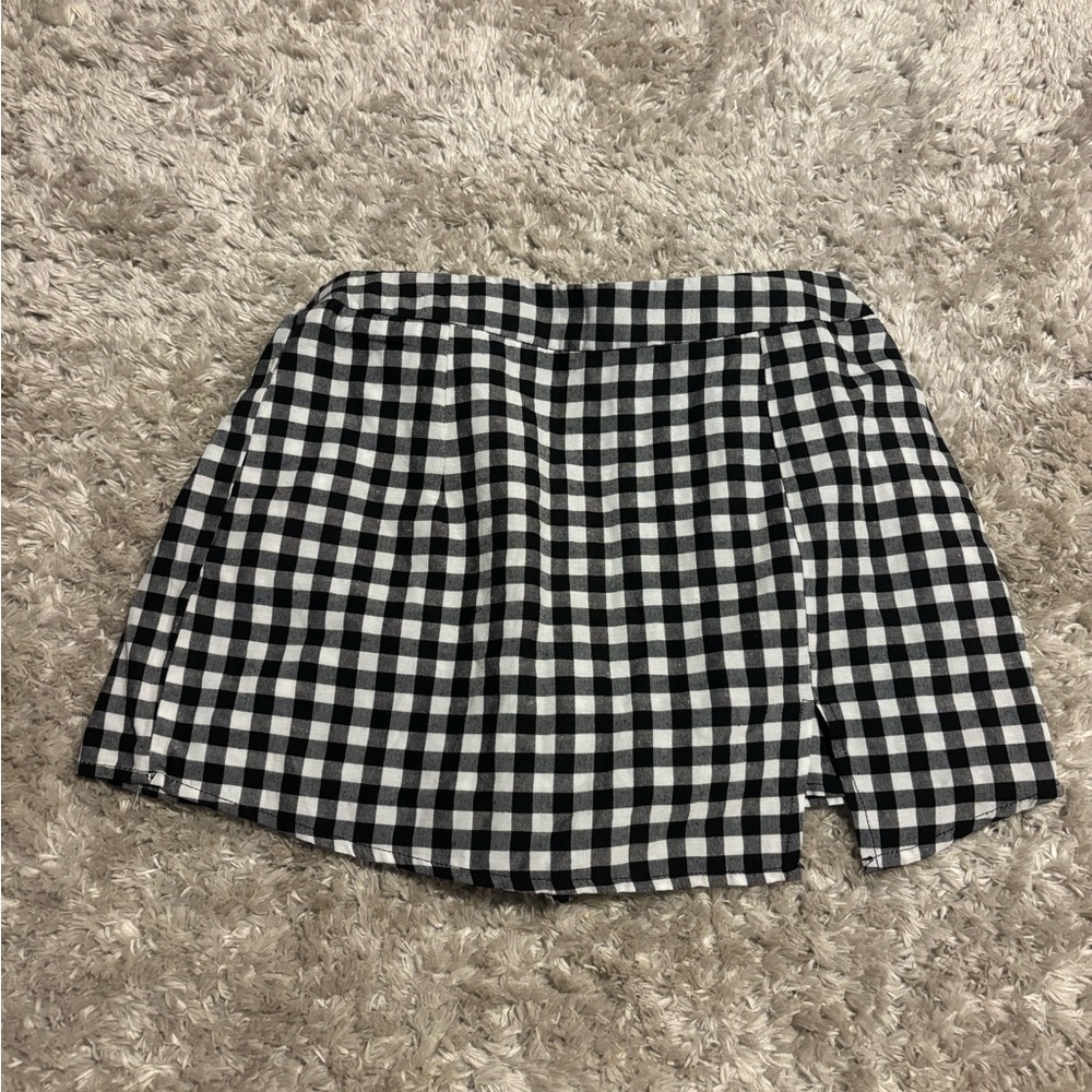 Checkered Skort